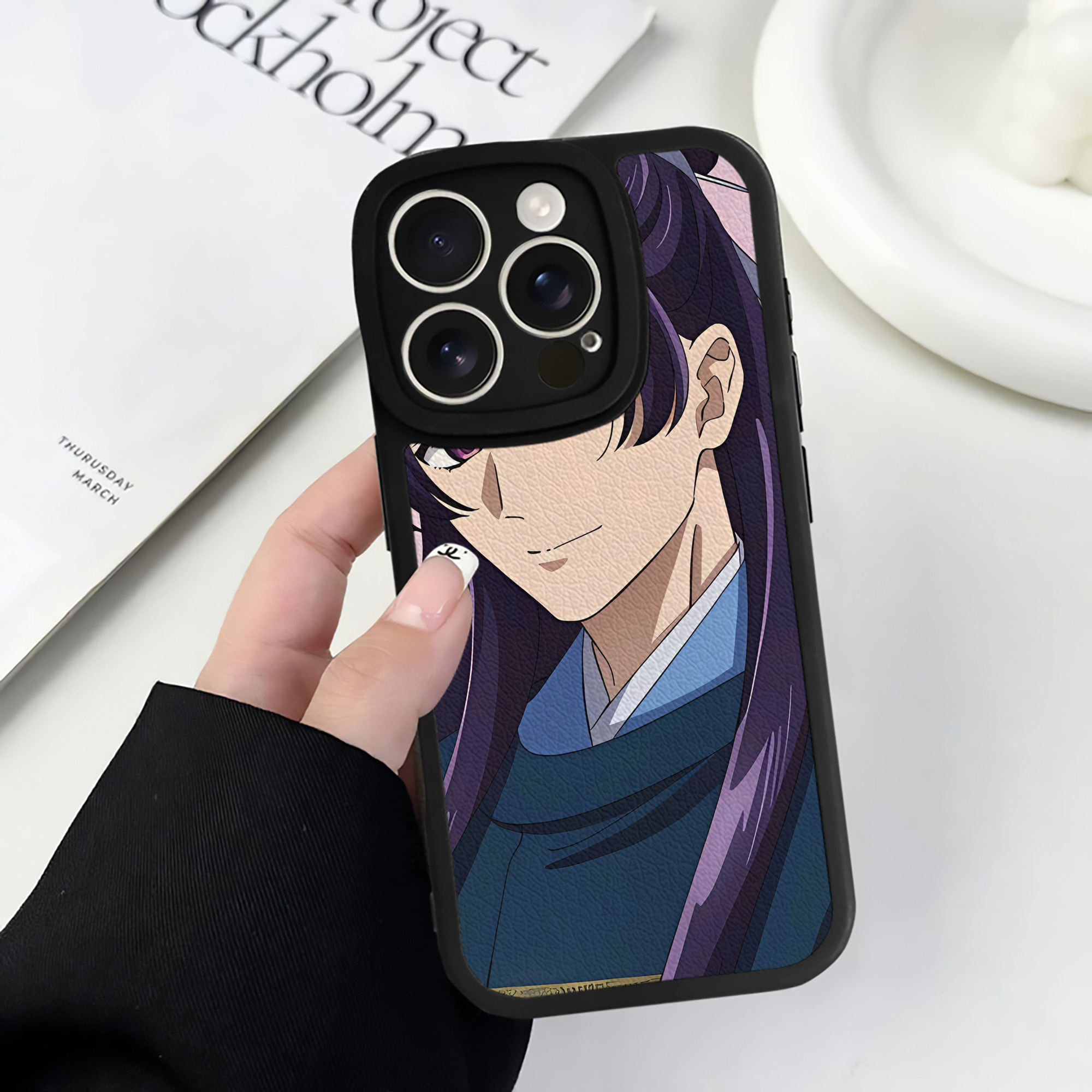 薬屋のひとりごと The Apothecary Diaries 【iPhone 16シリーズ対応】シリコンスマホケース（レザー調） 材質：シリコン